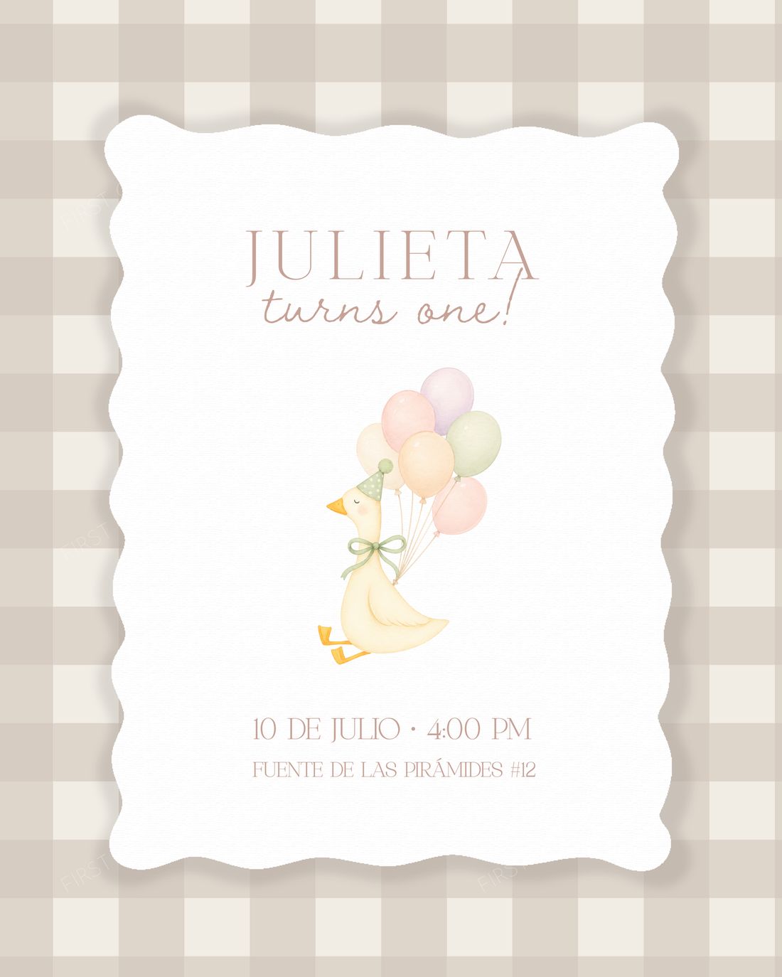 Julieta turns one